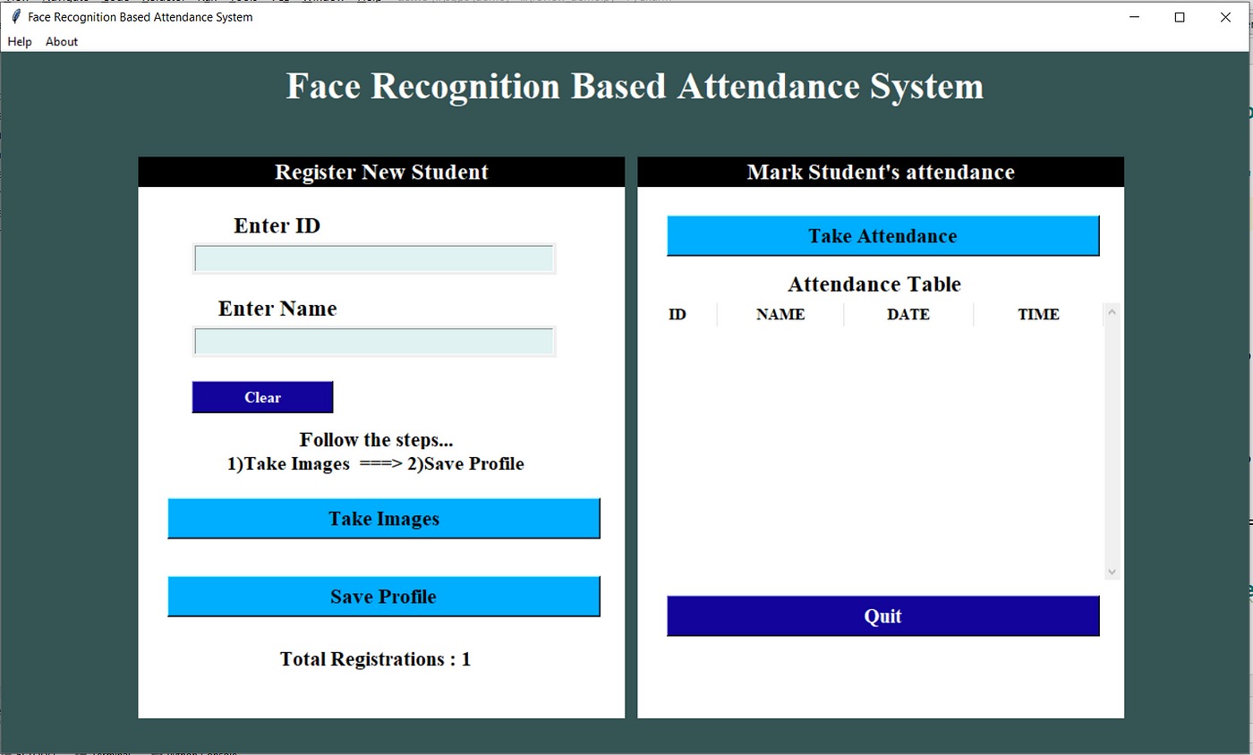 Face Attendance System